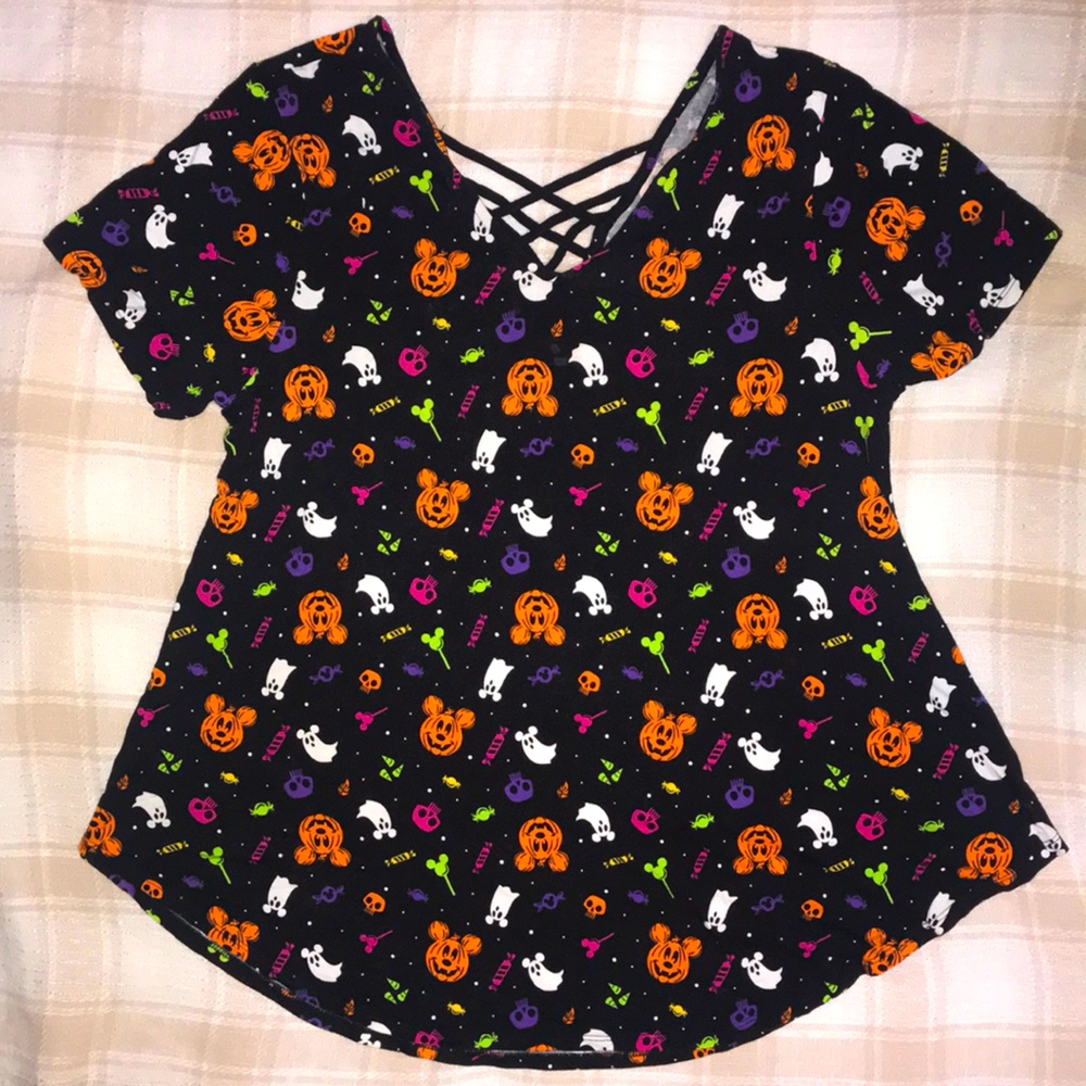 Disney Parks Halloween Short Sleeved Shirt!
